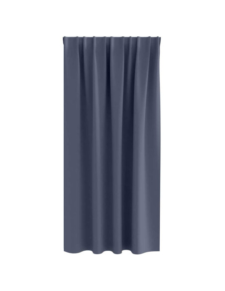 Tende Blackout con Anelli 2 pcs Antracite 175 x 140 cm