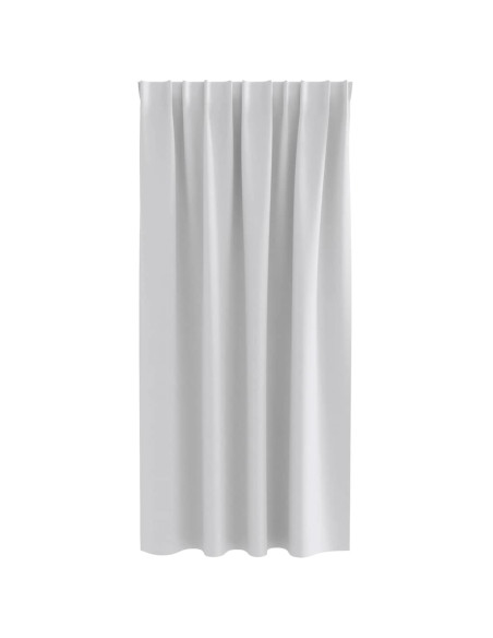 Tende con tende 2 pcs Grigio chiaro Poliestere