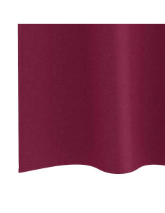 Tende Blackout con Anelli 2 pcs Rosso Vino 175 x 140 cm 2
