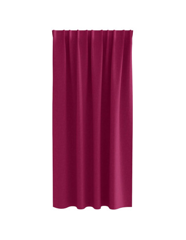 Tende Blackout con Anelli 2 pcs Rosso Vino 175 x 140 cm