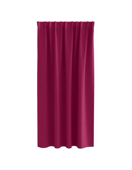 Tende Blackout con Anelli 2 pcs Rosso Vino 175 x 140 cm