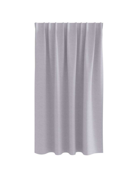 Tende con tende 2 pcs Grigio Metallico Poliestere