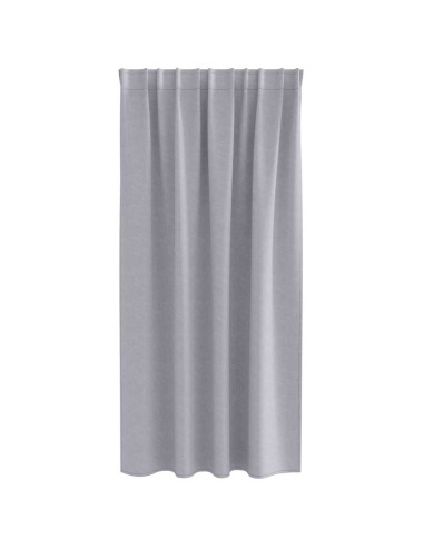Tende Blackout con Anelli 2 pcs Grigio Metallico 175 x 140 cm