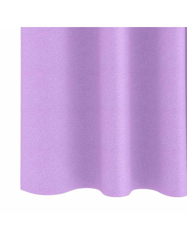 Tende Blackout con Anelli 2 pcs Viola 175 x 140 cm Poliestere