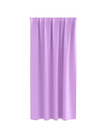 Tende Blackout con Anelli 2 pcs Viola 175 x 140 cm Poliestere