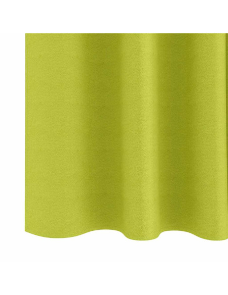 Tende Blackout con Anelli 2 pcs Verde 175 x 140 cm Poliestere
