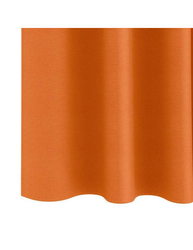 Tende Blackout con Anelli 2 pcs Arancione 175 x 140 cm
