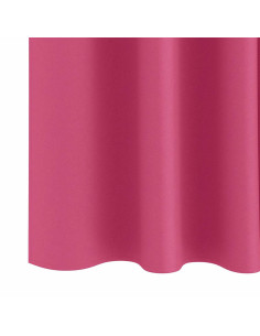 Tende Blackout con Anelli 2 pcs Rosa Vivo 140 x 140 cm 2