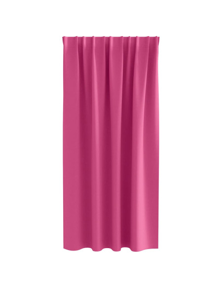 Tende Blackout con Anelli 2 pcs Rosa Vivo 175 x 140 cm