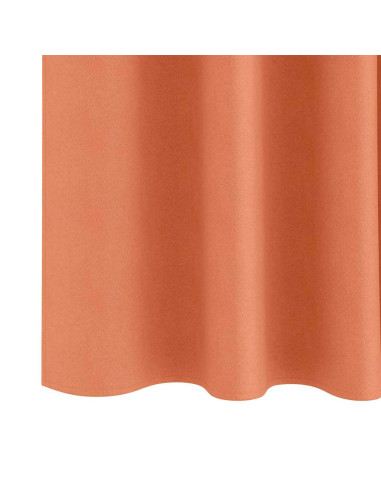 Tende Blackout con Anelli 2 pcs Terracotta 175 x 140 cm