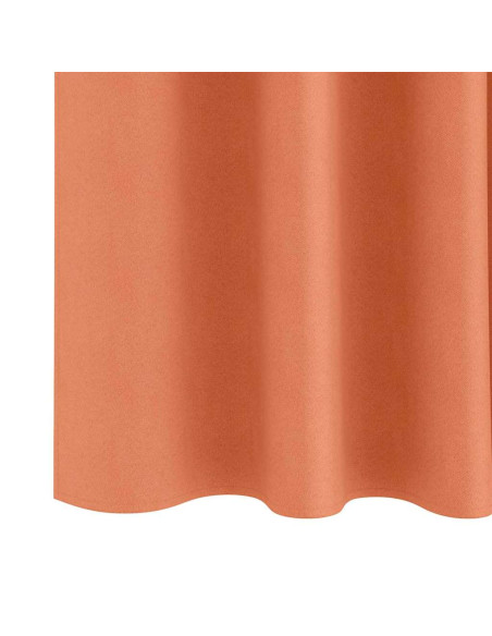 Tende Blackout con Anelli 2 pcs Terracotta 175 x 140 cm