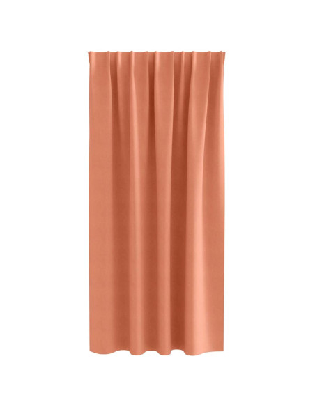 Tende con tende 2 pcs Terracotta Poliestere