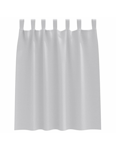 Tende con tende 2 pcs Grigio chiaro Poliestere