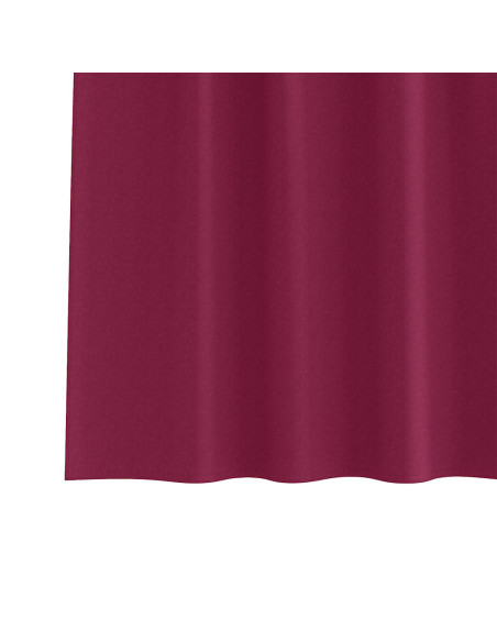 Tende con tende 2 pcs Rosso vino Poliestere