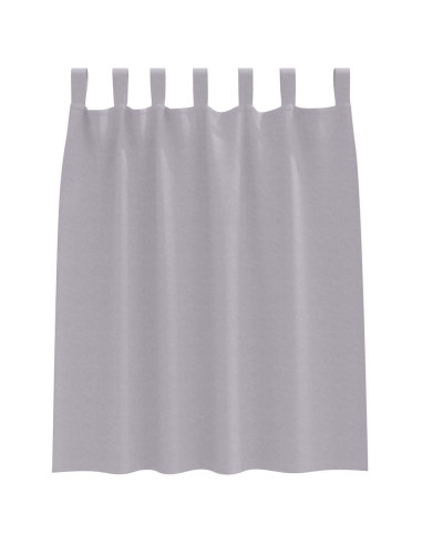 Tende Blackout con Anelli 2 pcs Grigio Metallico 140 x 140 cm