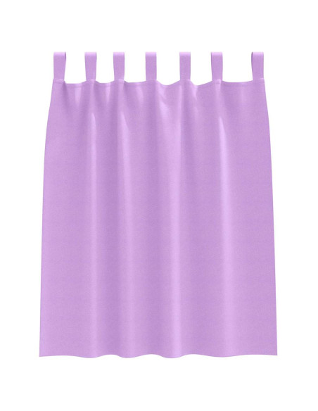 Tende con tende 2 pcs Viola Poliestere