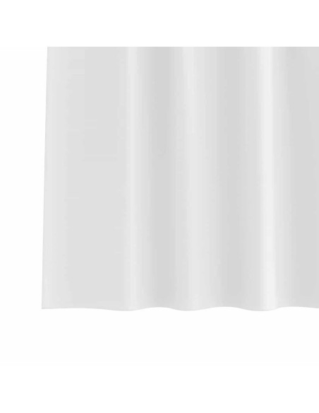 Tende con tende 2 pcs Bianco Puro Poliestere