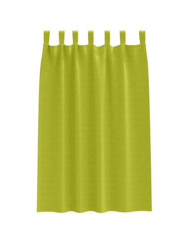 Tende Blackout con Anelli 2 pcs Verde 175 x 140 cm Poliestere