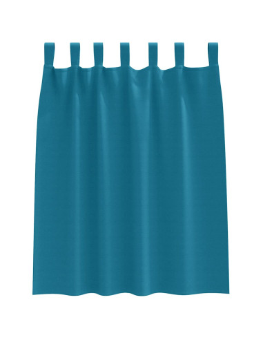 Tende Blackout con Anelli 2 pcs Turchese 140 x 140 cm