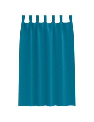 Tende Blackout con Anelli 2 pcs Turchese 175 x 140 cm
