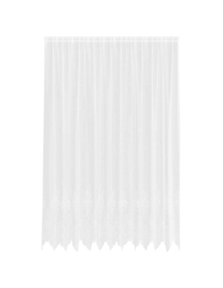 Tenda in Pizzo con tende Bianco 300 x 300 cm Poliestere