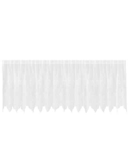 Tende con tende Bianco 400 x 80 cm Poliestere