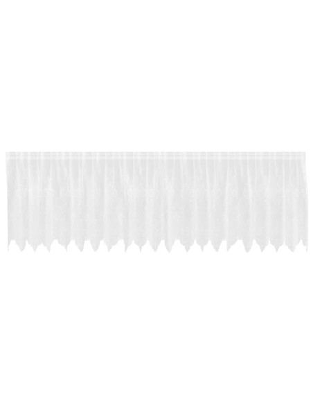 Tende con tende Bianco 500 x 100 cm Poliestere