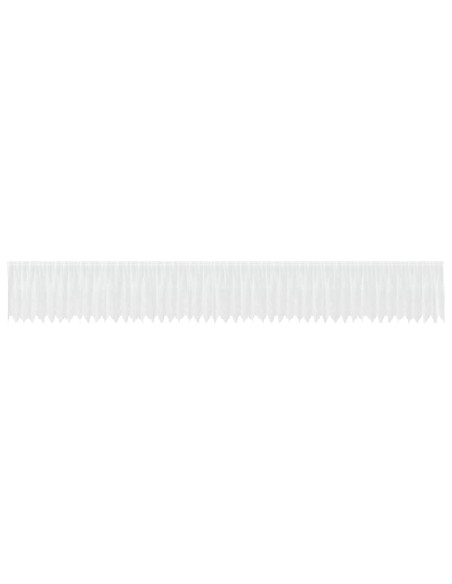 Tende con tende Bianco 1200 x 120 cm Poliestere