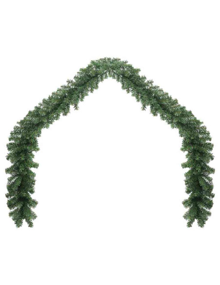 Ghirlanda di Natale 2 pcs Verde 20 m PVC