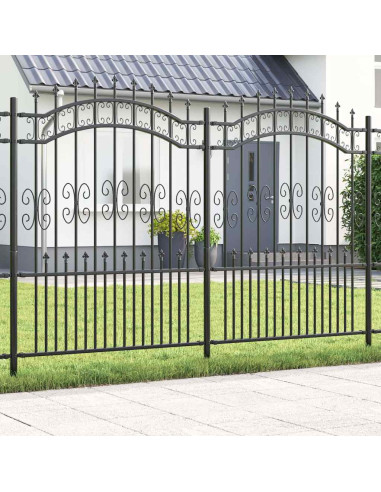 Recinzione per Giardino Grigio 240 x 202,5 cm