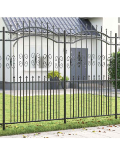 Recinzione per Giardino Grigio 240 x 228 cm 2