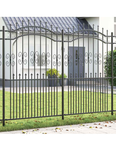 Recinzione per Giardino Grigio 240 x 228 cm