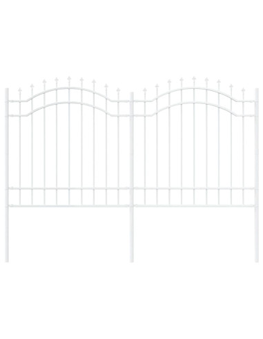 Recinzione per Giardino Bianco 240 x 165 cm