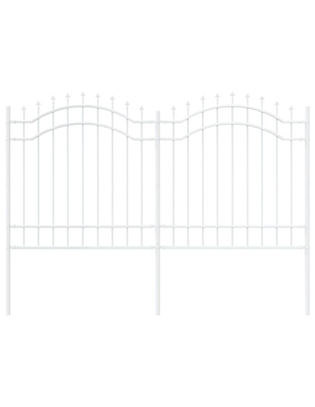 Recinzione per Giardino Bianco 165 cm