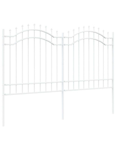 Recinzione per Giardino Bianco 240 x 165 cm