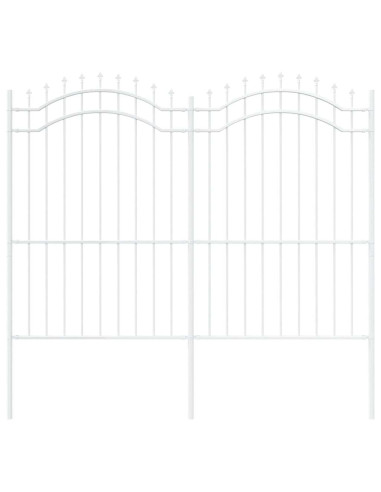 Recinzione per Giardino Bianco 240 x 215 cm