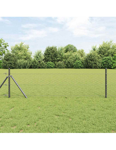 Recinzione Esagonale Grigio 1,4 x 100 m PVC