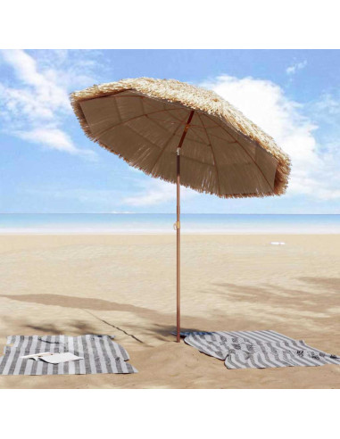 Ombrello da giardino Naturale 160 x 160 x 196 cm