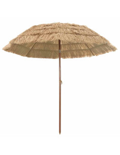 Ombrello da giardino Naturale 255 x 255 x 255 cm 2