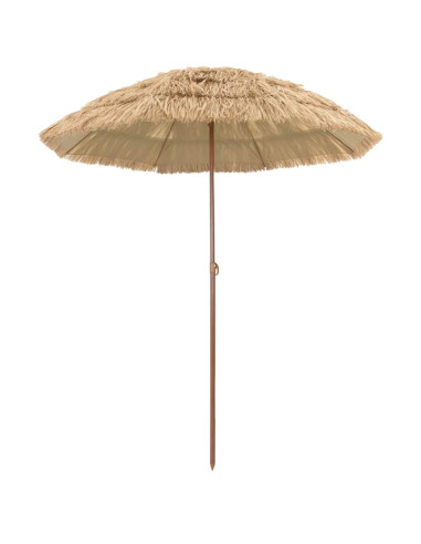 Ombrellone da Spiaggia Naturale 255 x 255 x 255 cm