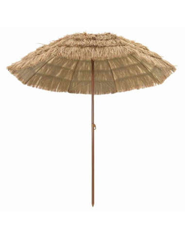 Ombrellone da Spiaggia Naturale 255 x 255 x 255 cm