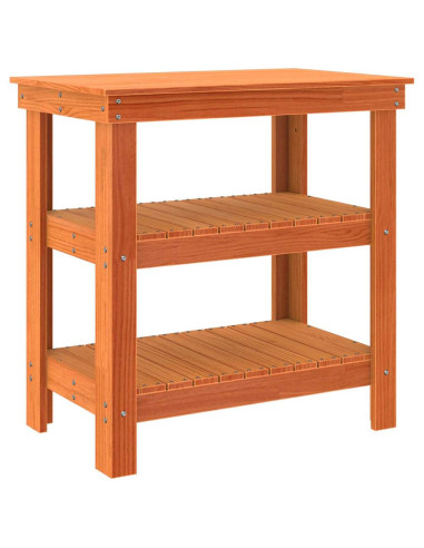 Banco da lavoro Marrone cerato 78,5 x 50 x 80 cm Pino massello