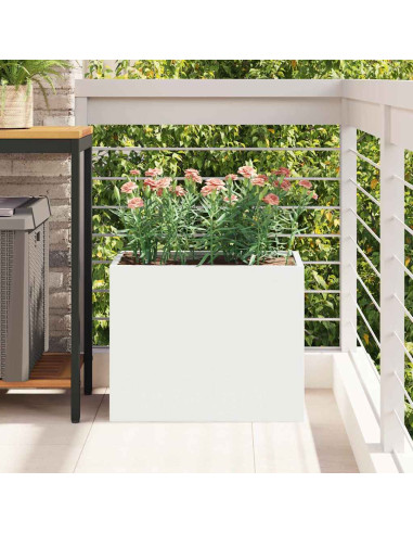 Vaso da giardino Bianco 50 x 32 x 40 cm