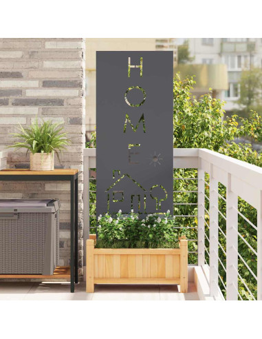 Schermo per privacy in giardino Traforo Antracite 50 x 140 cm