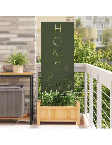 Schermo per privacy in giardino Oliver verde 50 x 140 cm