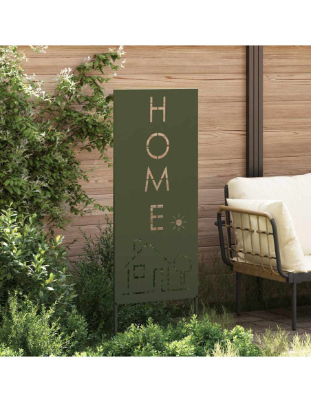 Pannello Decorativo da Giardino Oliver verde 50 x 140 cm