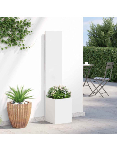 Schermo per privacy in giardino Traforo Bianco 32 x 140 cm