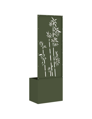 Schermo per privacy in giardino Oliver verde 50 x 140 cm