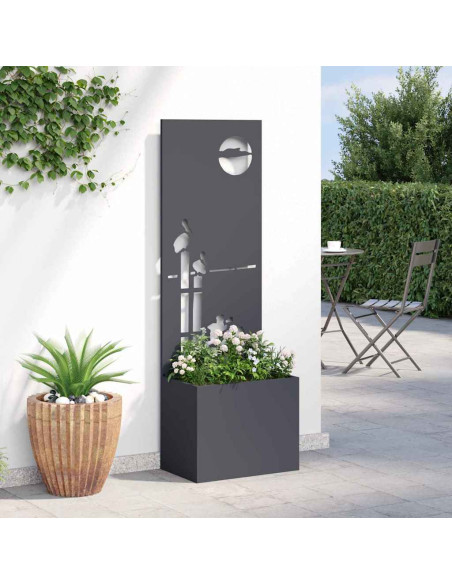 Schermo per privacy in giardino Traforo Antracite 50 x 140 cm