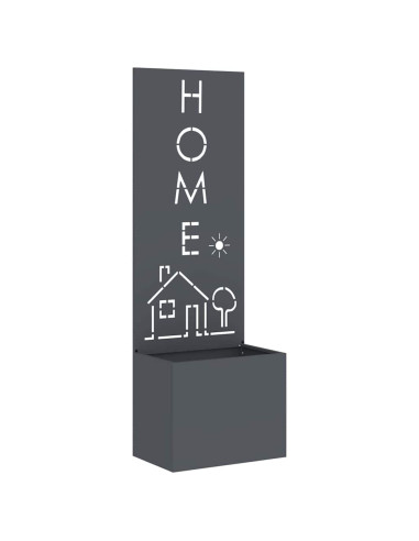 Schermo per privacy in giardino Traforo Antracite 50 x 140 cm